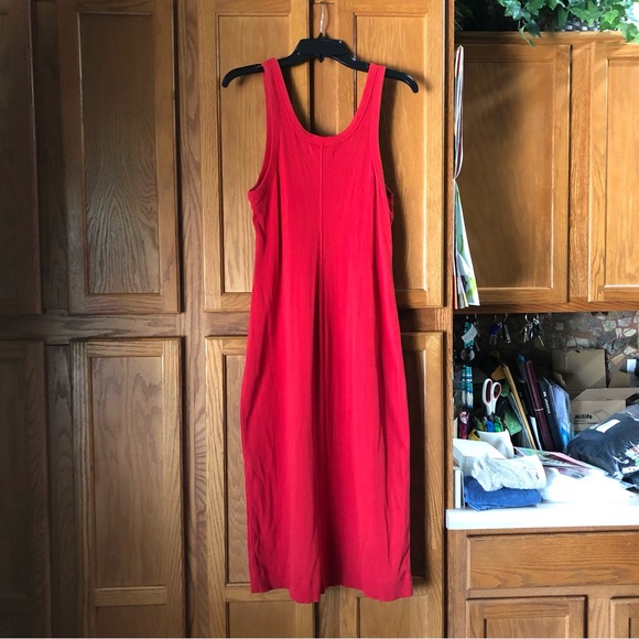 Everlane The Ribbed Tank Midi Dress - L - Picture 6 of 11